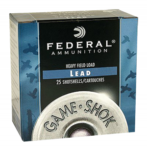 FEDERAL H1216 Game-shok Upland 12 Gauge 2.75 In 1 Oz 6 Shot 25 Per Box/ 10 Cs