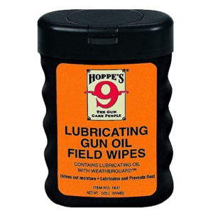Hoppe's 1631 Lubricating Gun Oil Field Wipes Pre-Moistened With Hoppe's No. 9 Oil 3 in x 5 in 50 Count