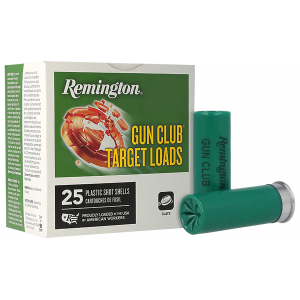 REMINGTON Ammunition 20234 Gun Club 12 Gauge 2.75 In 1 1/8 Oz 8 Shot 25 Per Box/ 10 Cs