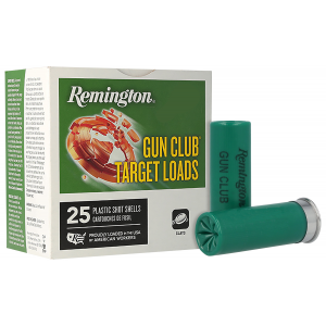 REMINGTON Ammunition 20232 Gun Club 12 Gauge 2.75 In 1 1/8 Oz 7.5 Shot 25 Per Box/ 10 Cs