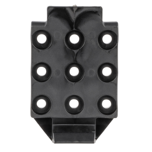 Comp-Tac C870BP000NBKN SQR Male Base Plate Black Polymer - Comp-Tac