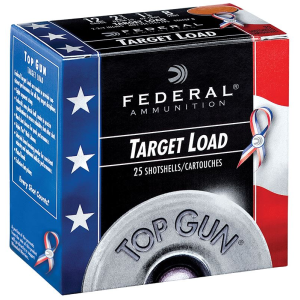 FEDERAL Tgl12us8 Top Gun Special Edition Red, White & Blue 12gauge 2.75 In 1 1/8oz 8shot 25 Per Box/10 Case, Shotgun Shells