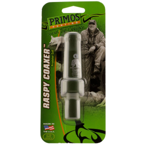 Primos PS323 Raspy Coaxer Open Call Rabbit/Rodent Sounds Attracts Predators Green Plastic