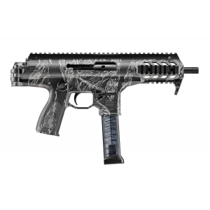 Beretta USA JPMXSTG30 PMXs 9mm Luger 30+1 (2) 6.90 in Threaded Barrel, Limited Edition Black & Gray Tiger Stripe, QD End Plate, Picatinny Handgaurd, Ambi Controls