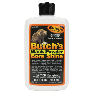 Butchs 02949 Black Powder Bore Shine 8 oz Squeeze Bottle