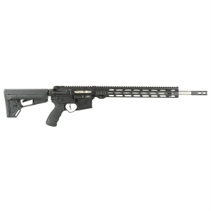 Alex Pro Firearms DMR 2.0, Semi-auto Rifle, AR, 223 Wylde, 18 in Stainless Steel Barrel, Butcher Muzzle Brake, 15 in MLOK Handguard, Cerakote Finish, Black, Nickel Boron BCG, Ergo Grip, Magpul ACS Stock, CMC Trigger, 1 Mag, 30 Rounds RI247