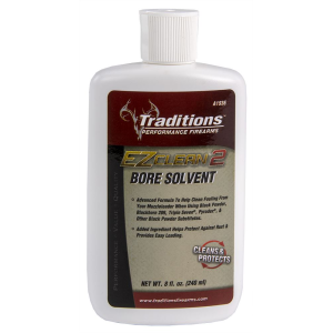Traditions A1936 EZ Clean 2 Bore Solvent Against Fouling Rust 8 oz Squeeze Bottle