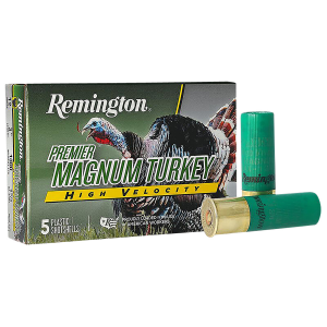 REMINGTON Ammunition 28031 Premier Magnum Turkey High Velocity 12 Gauge 3 In 1 3/4 Oz 5 Shot 5 Per Box/ 20 Cs