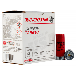 WINCHESTER Ammo Trgt12007 Super-target Light Target 12 Gauge 2.75 In 1 Oz 7.5 Shot 25 Per Box/ 10 Case