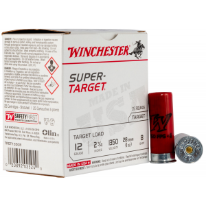 WINCHESTER Ammo Trgt13508 Super-target Light Target 12 Gauge 2.75 In 1 Oz 8 Shot 25 Per Box/ 10 Case