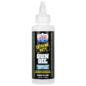 Lucas Oil 10877 Extreme Duty Gun Oil Against Heat\t Friction\t Wear 4 oz Squeeze Bottle