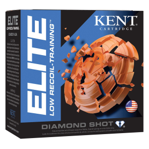KENT Cartridge E122l208 Elite Low Recoil-training 12 Gauge 2.50 In 3/4 Oz 8 Shot 25 Per Box/ 10 Case, Shotgun Shells