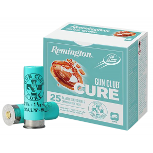 REMINGTON Ammunition R20031 Gun Club Cure 12 Gauge 2.75 In 1 1/8 Oz 8 Shot 25 Per Box/ 10 Cs