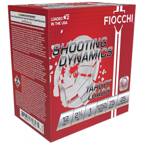 cchi 12SD1X75 Shooting Dynamics 12 Gauge 2.75 In 1 Oz 7.5 Shot 25 Per Box/ 10 Case Ammo