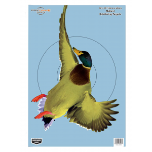 Birchwood Casey 35407 Pregame Duck Paper Hanging Rifle/Shotgun 12 in x 18 in Impact Enhancement 8 Per Pkg