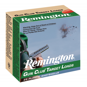 REMINGTON Ammunition 20236 Gun Club 20 Gauge 2.75 In 7/8 Oz 9 Shot 25 Per Box/ 10 Cs