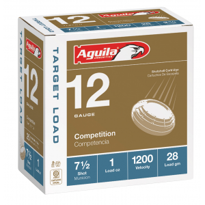 AGUILA 1chb1304 Target Load Competition 12 Gauge 2.75 In 1 Oz 7.5 Shot 25 Per Box/ 10 Cs