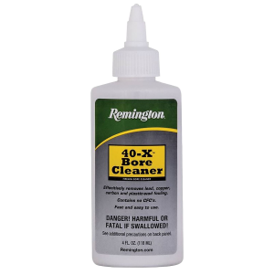 Remington Accessories 18397 40-X Bore Cleaner Removes Carbon/Lead/Plastic Fouling/Powder 4 oz Squeeze Bottle