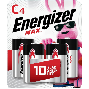 Energizer E93BP4 C Max 1.5V Alkaline\t Qty (4) Single Pack