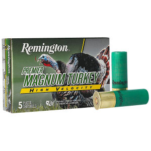 REMINGTON Ammunition 28029 Premier Magnum Turkey High Velocity 12 Gauge 3 In 1 3/4 Oz 4 Shot 5 Per Box/ 20 Cs
