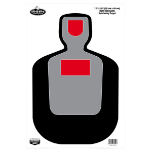 Birchwood Casey 35717 Dirty Bird Silhouette Tagboard Hanging Pistol 12 in x 18 in Multi-Color 8 Per Pkg