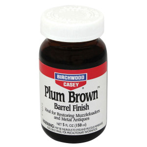 Birchwood Casey 14130 Plum Brown Barrel Finish 5 oz. Bottle