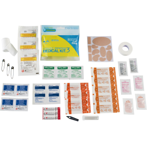 Adventure Medical Kits 01250297 Ultralight / Watertight #3 Medical Kit Treats Injuries/Illnesses Waterproof White