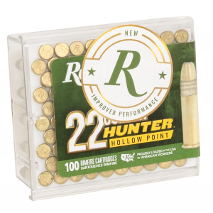 Remington Ammunition R21251 Golden Hunter 22 LR 40 gr Plated Hollow Point 100 Per Box/ 50 Case