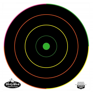 Birchwood Casey 35830 Dirty Bird 12 in Bullseye Tagboard Hanging Multi-Color 10 Pk.