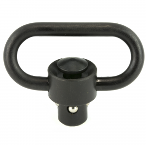 Leapers - UTG Sling Swivel, 1.25 in, Push Button Quick Detach, Black TL-QDSW18 - Leapers