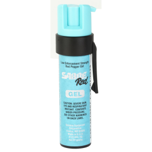 Sabre Pepper Gel P-22-GEL-TQ, Pocket Model with Clip, 12 Grams, Turquoise, Matte Finish P-22-GEL-TQ