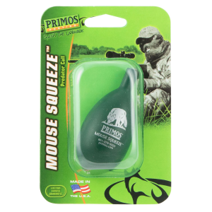 Primos 304 Mouse Squeeze Mouse/Rodent Sounds Attracts Predators Green Rubber
