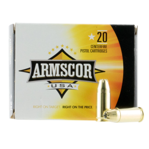 ARMSCOR Ac97n Usa 9mmluger 124gr Jacketed Hollow Point 20 Per Box/25 Case Centerfire, Handgun Ammunition