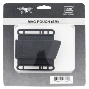 Glock MP17076 Mag Pouch OWB Black Polymer\t Belt Loop Mount Up To 2.25 in, Fits G17/19/22/23/36/27/34/35