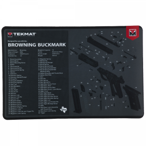 TekMat Cleaning Mat TEK-R17-BROWNING-BM, Pistol Size, 11 inx17 in, For Browning Buck Mark, Black TEK-R17-BROWNING-BM