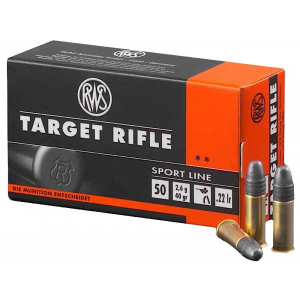 /Umarex 2132478 Target Rifle Sport Line 22 LR 40 Gr Lead Round Nose 50 Per Box/ 100 Case Ammo