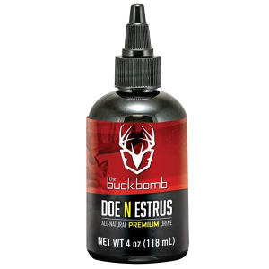 The Buck Bomb 200008 Igniter Deer Attractant Doe In Estrus Scent 4 oz Squeeze Bottle