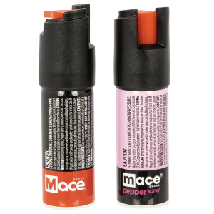 Mace 60002 Twist Lock Pepper Spray OC Pepper 15 Bursts Range 10 ft 0.75 oz 2 Pack - Mace Security