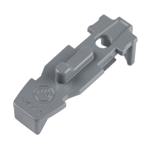 Magpul MAG803-GRY Tactile Lock-Plate Type 1 made of Polymer with Stealth Gray Finish & 1/8 in Single Ridge for PMAG 10/20/30 AR/M4 GEN M3 & PMAG AR 300 B GEN M3 Floor Plates 5 Per Pack