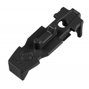 Magpul MAG804-BLK Tactile Lock-Plate Type 2 made of Polymer with Black Finish & 1/8 in Double Ridge for PMAG 10/20/30 AR/M4 GEN M3 & PMAG AR 300 B GEN M3 Floor Plates 5 Per Pack