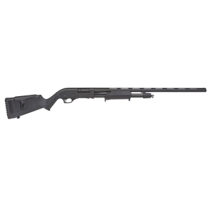Rock Island PA12H28 All Generations 12 Gauge 3 in 5+1 28 in Black Anodized Contoured/Smooth Bore/Vent Rib Barrel, Black Fixed w/Adjustable Cheek Rest Stock, Shotgun
