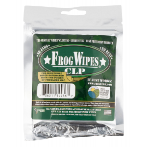 FrogLube 14936 FrogWipes Cleans\t Lubricates\t Prevents Rust & Corrosion Wipes 5 Pack