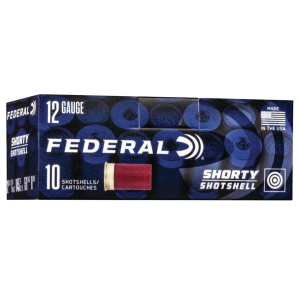 FEDERAL Sh1298 Shorty 12 Gauge 1.75 In 15/16 Oz 8 Shot 10 Per Box/ 10 Cs