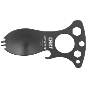 Columbia River Knife & Tool Eat'N Tool, 4 in Tool, Black Teflon, 3CR13, Tool 9100KC