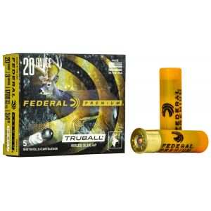 FEDERAL Pb209rs Premium Vital-shok Truball 20 Gauge 3 In 3/4 Oz Rifled Slug Shot 5 Per Box/ 50 Cs