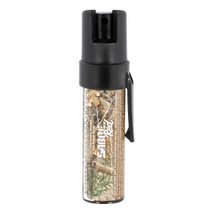 Sabre P22CAMO02 Pepper Spray OC Pepper UV Dye Effective Distance 10 ft .78 oz Realtree Edge Includes Pocket Clip
