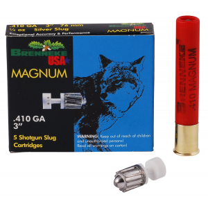 BRENNEKE Sl4103m Magnum 410 Gauge 3 In 1/4 Oz Slug Shot 5 Per Box/ 90 Cs