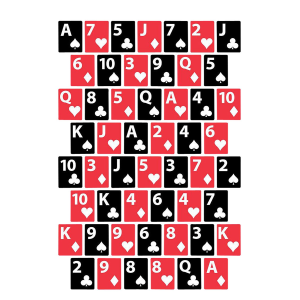 Allen 15655 EZ-Aim Playing Cards Wall Paper Handgun Works w/Handgun/Shotgun/Airsoft Gun/BB Guns/Pellet Gun 23 in x 35 in Black/Red/White 3 Pack