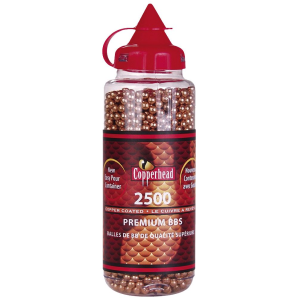Crosman 0747 Copperhead 177 Copper-Coated Steel 2500 Per Bottle