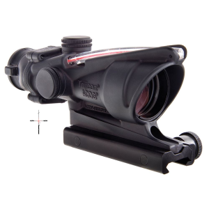 Trijicon 100233 ACOG Black Hardcoat Anodized 4x32mm Illuminated Red Crosshair .223/5.56 BDC Reticle